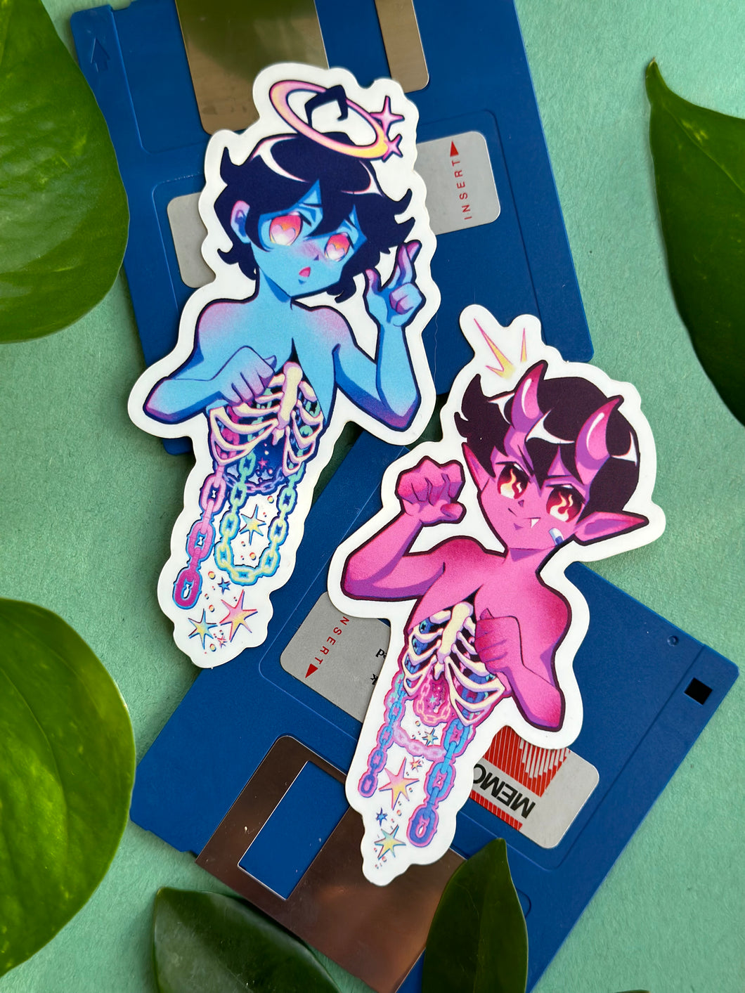 Angel & Devil Boys - Sticker Combo