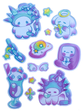 Load image into Gallery viewer, Jelly Flail - epoxy sticker sheet

