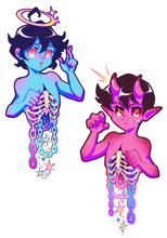 Load image into Gallery viewer, Angel &amp; Devil Boys - Sticker Combo
