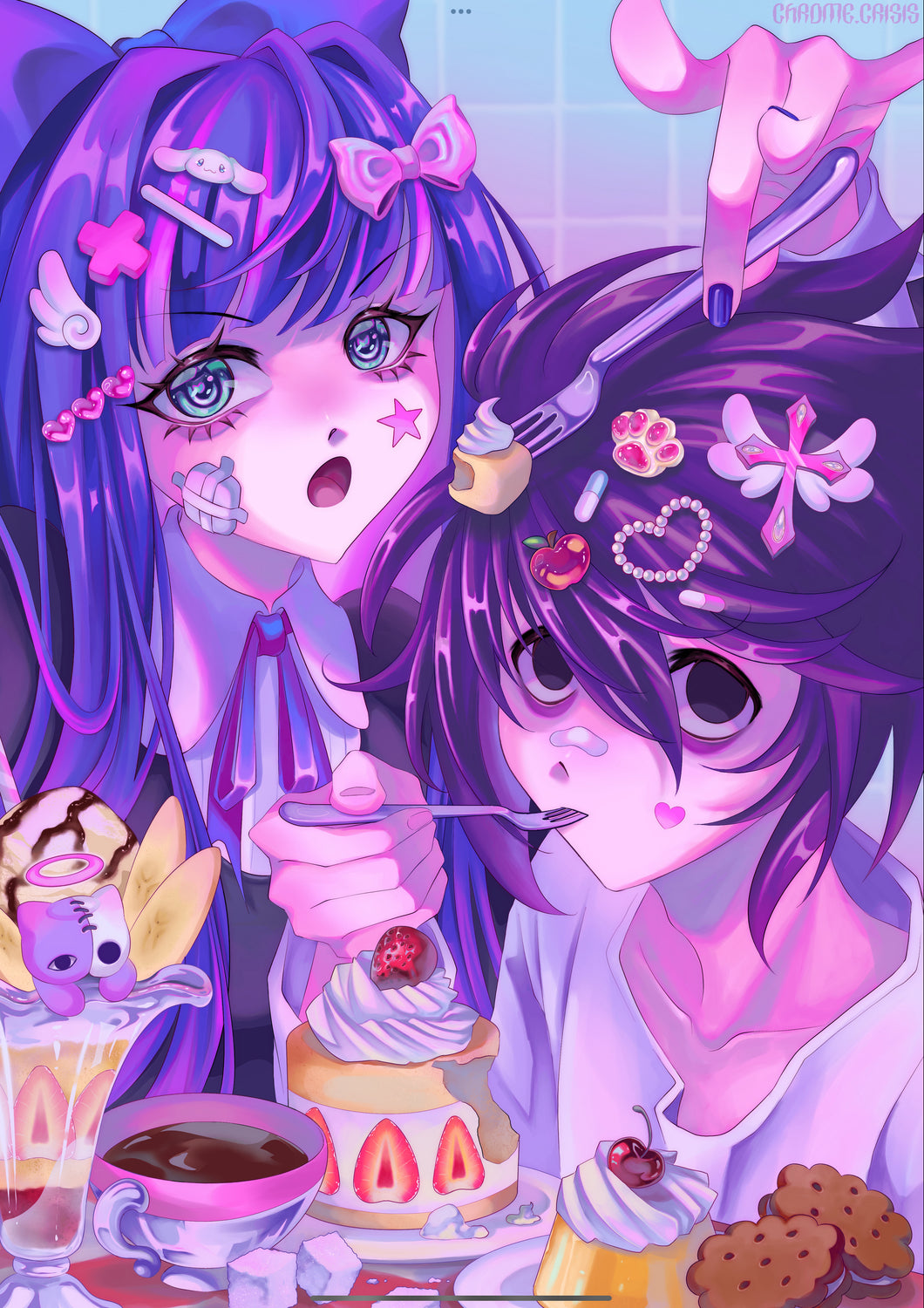 Decadent Divas - 11 x 17 print