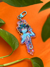 Load image into Gallery viewer, i can be ur angle - holo keychain
