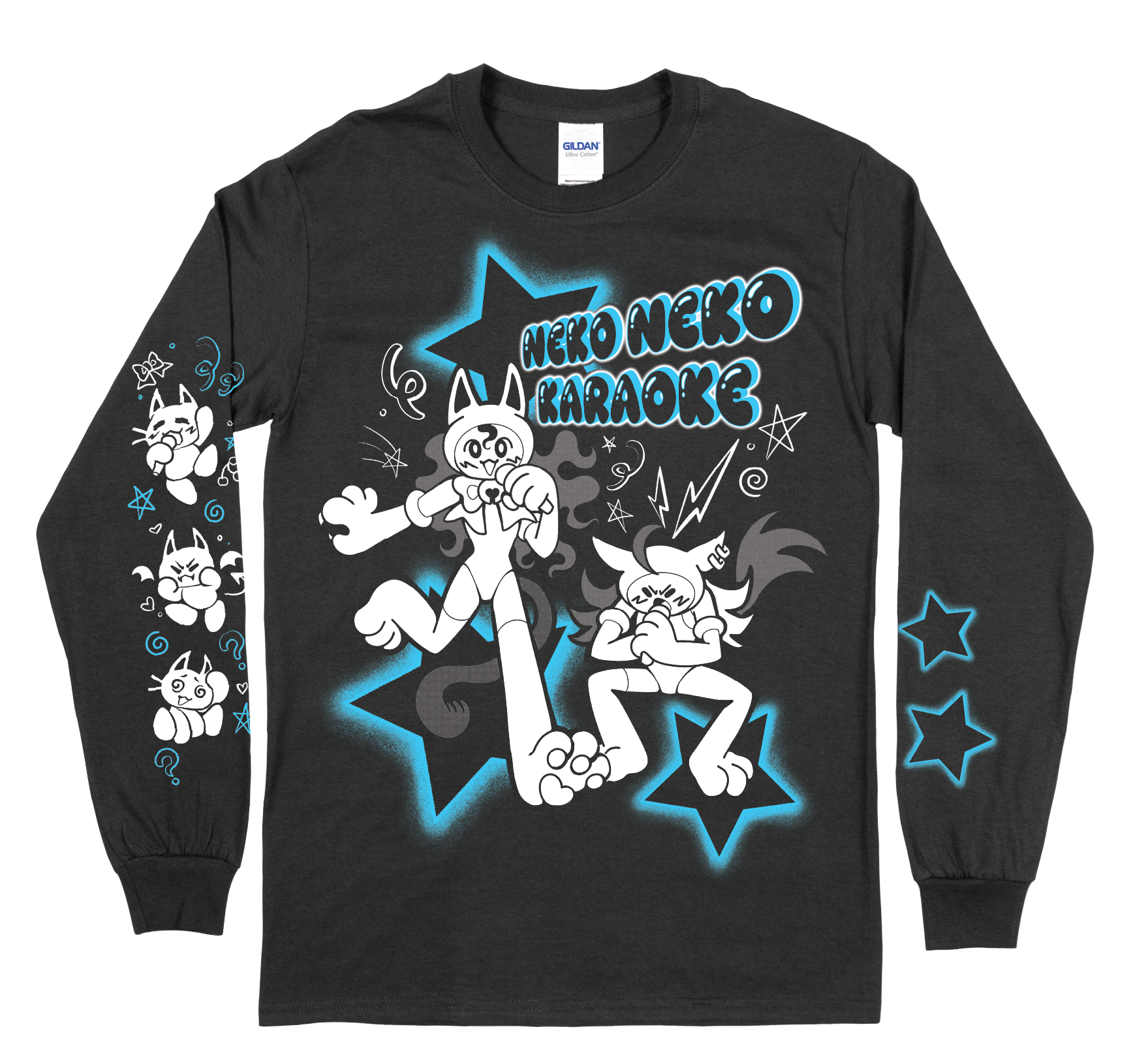 Neko Neko Karaoke - Longsleeve Tee – Chrome Crisis