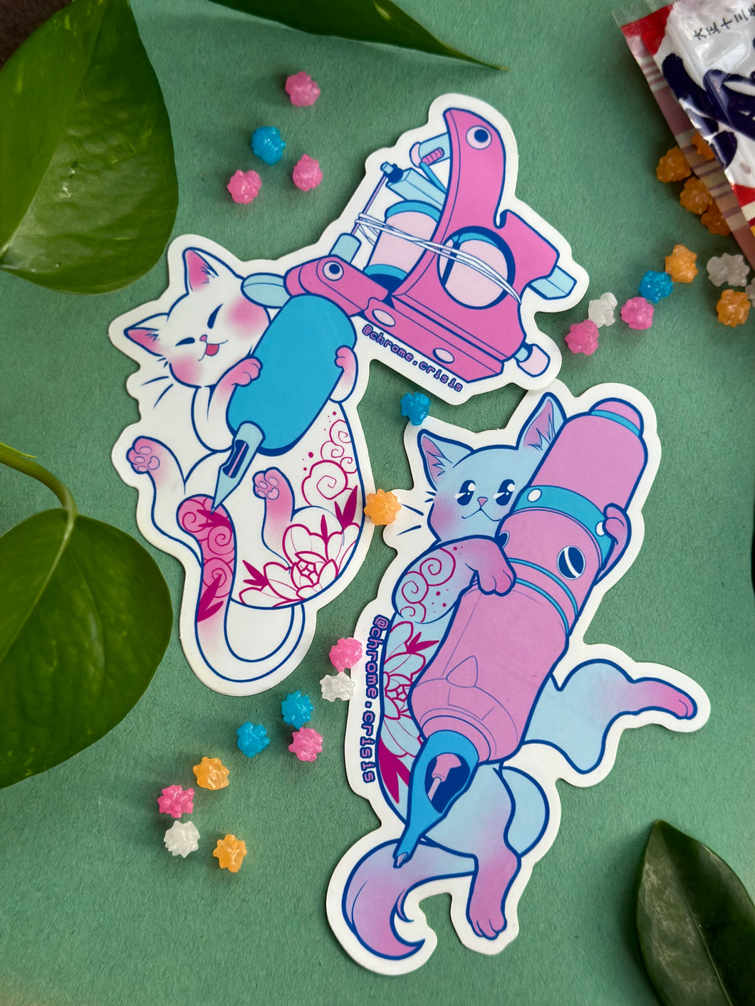 Tat Cat Bros - Sticker Combo