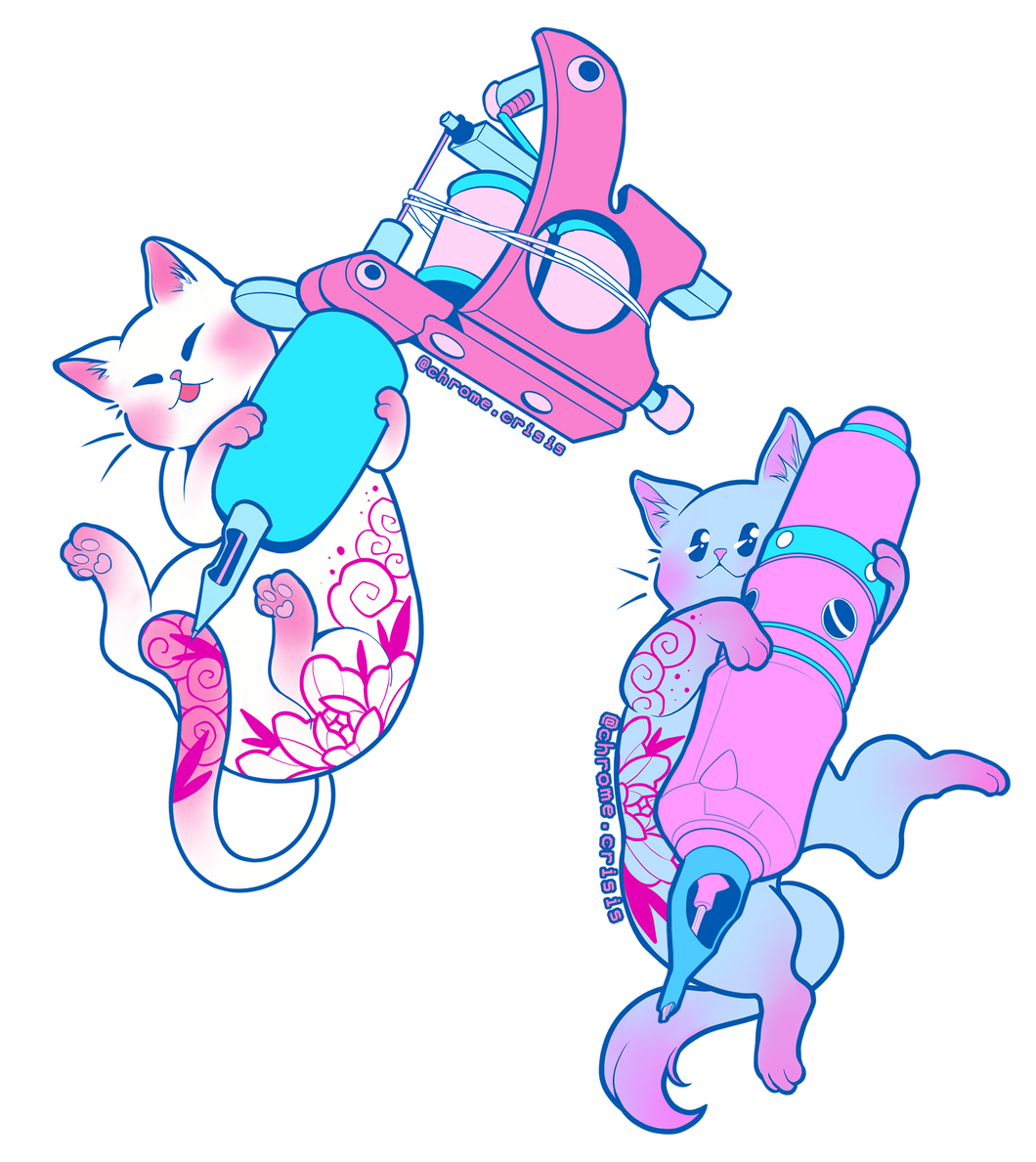 Tat Cat Bros - Sticker Combo