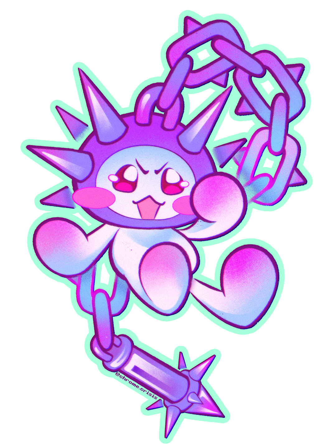 Flail Guy - Sticker