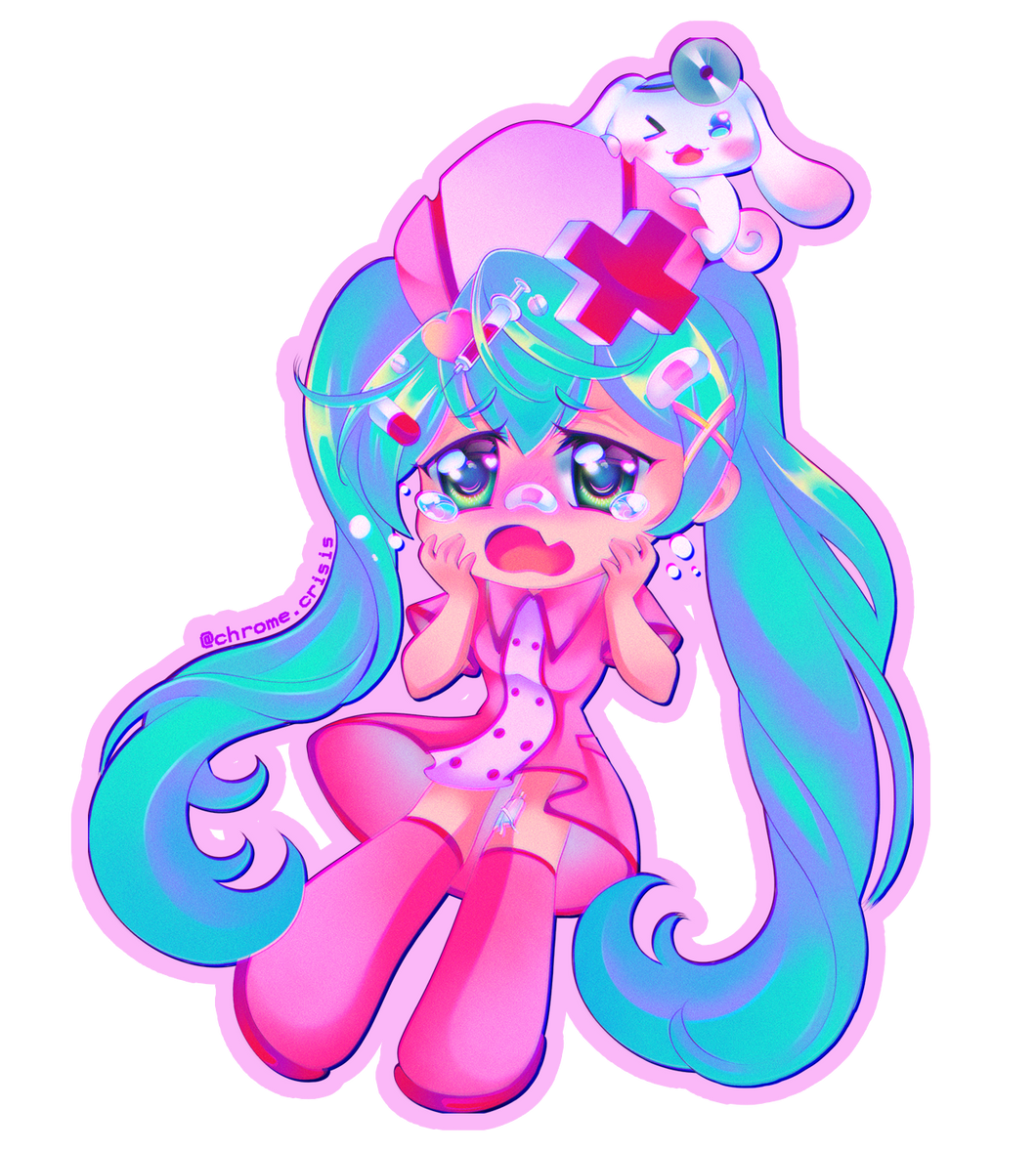 Nurse Miku - sticker